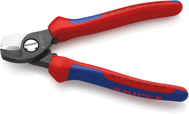 Knipex 95 12 165 sb kabelschaar | meer-componentengrepen | gebruineerd | 165 mm - 95 12 165 sb