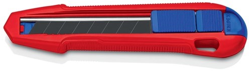Knipex afbreekmes | lemmetbreedte 18 mm lengte 165 mm | magnesium | 1 stuk - 90 10 165 bk - 90 10 165 bk
