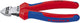 Knipex afstrip-zijsnijtang 14 22 160 kniptang (rood blauw, lengte 160mm, vde-getest)