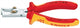Knipex afstriptang + veer comfort 160 mm vde - 11 06 160 sb - 1106160sb