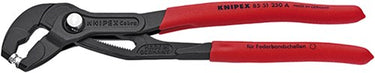 Knipex bandveerklemtang grijs geatramenteerd met anti-slip kunststof bekleed 250 mm - 8551250a