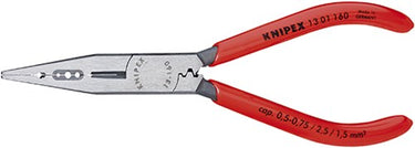 Knipex bedradingstang 13 01 160 (rood, lengte 160mm, krimpen 0,5 tot 2,5mm²)