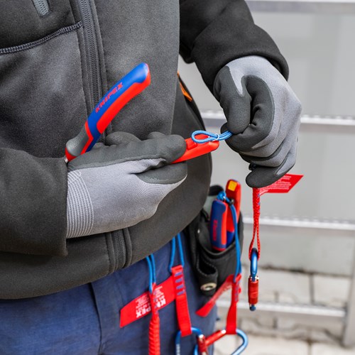 ギャラリービューアに画像をロードする, Knipex cc en tt clips | rood | 3 stuks van elk - 00 63 06 tcr
