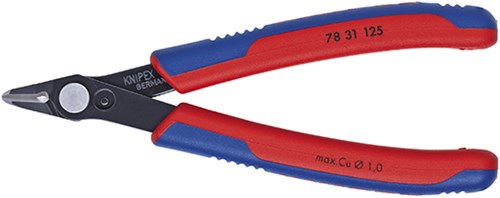 Knipex electronic super knips© gebruineerd met meer-componentengrepen 125 mm - 7831125