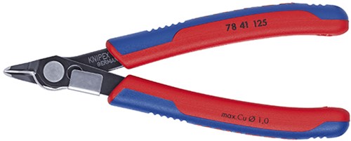 Knipex electronic super knips© gebruineerd met meer-componentengrepen 125 mm - 7841125