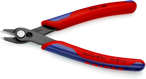 Afbeelding laden in galerijviewer, Knipex electronic super knips® xl | 140 mm lengte | meer-componentengrepen | gebruineerd - 78 61 140 sb

