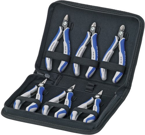 Knipex elektronica tangen set in etui 6-delig - 002016p