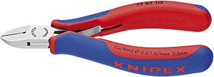 Knipex zijsnijtang 70 02 125 kniptang (rood blauw)
