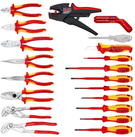 Load image into Gallery viewer, Knipex gereedschapskoffer elektro 20-delig - 00 21 20
