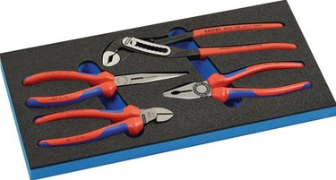 Knipex gereedschapsmodule | 4-delig 1 3-module | set tangen | tangenset | 1 stuk - s4000871292 - s4000871292