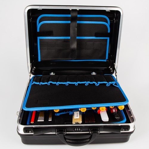 Knipex gereedschapskoffer vde 002105hls gereedschapsset (zwart, 24-delig, met gereedschap)