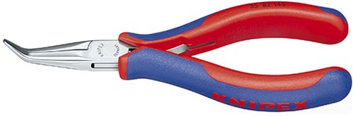 Knipex grijptang lange halfronde bek geb.145 mm - 3582145