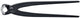 Knipex montagetang l.220mm pol.zwart atram.