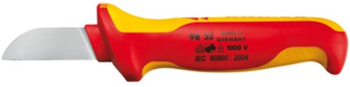 Knipex kabelmes recht 180 mm vde - 9852sb