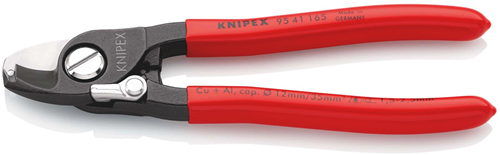 ギャラリービューアに画像をロードする, Knipex kabelschaar | kunststof bekleed | gebruineerd | lengte 165 mm - 95 41 165
