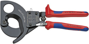 Knipex kabelschaar (ratelprincipe) met meer-componentengrepen 280 mm - 9531280