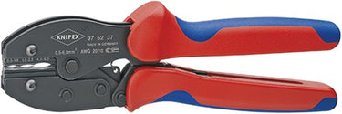 Knipex preciforce© krimptang gebruineerd met meer-componentengrepen 220 mm - 975237