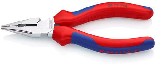 Knipex kombi-tang spits verchr. comfort 145 mm - 0825145