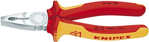 Knipex 03 06 160 combitang verchroomd comfort vde 160mm