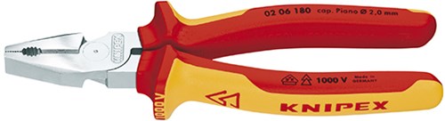 Knipex kracht-kombitang verchroomd 200 mm - 0206200