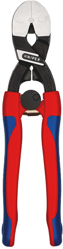 Chargez l'image dans la visionneuse de la galerie, Knipex kracht-vlaksnijtang | 200 mm lengte | voor zacht metaal en kunststof | slanke meer-componentengrepen - 72 62 200
