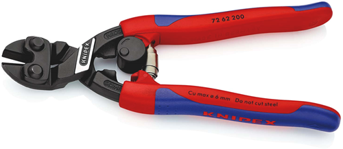 Chargez l'image dans la visionneuse de la galerie, Knipex kracht-vlaksnijtang | 200 mm lengte | voor zacht metaal en kunststof | slanke meer-componentengrepen - 72 62 200
