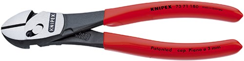 Knipex kracht-zijsnijtang twinforce 180 mm - 7371180