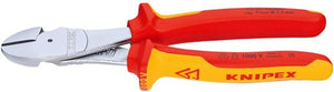 Knipex kracht-zijsnijtang 7406180 kniptang (rood geel)