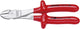 Knipex kracht-zijsnijtang verchroomd dompelisolatie, vde-getest 200 mm - 7407200