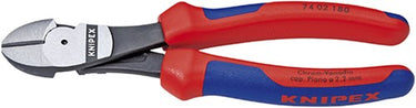 Knipex kracht-zijsnijtang 74 02 140 kniptang (rood)