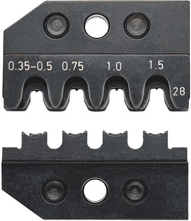 Knipex krimpprofiel | voor stekkers uit de amp superseal 1.5-serie van tyco electronics - 97 49 28