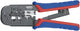 Knipex krimptang voor western-stekkers gebruineerd met meer-componentengrepen 190 mm - 975110
