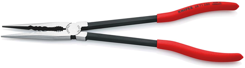 Load image into Gallery viewer, Knipex montagetang | gegolft grijpprofiel | kunststof bekleed | zwart geatramenteerd | lengte 280 mm - 28 71 280 sb
