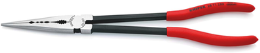 Knipex montagetang | gegolft grijpprofiel | kunststof bekleed | zwart geatramenteerd | lengte 280 mm - 28 71 280 sb