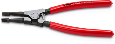 Knipex montagetang voor veerringen op assen | kunststof bekleed | gebruineerd | lengte 170 mm - 45 11 170