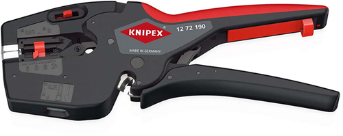 Afbeelding laden in galerijviewer, Knipex nexstrip® multitool voor elektriciens | antislip kunststof bekleding | lengte 190 mm - 12 72 190 sb
