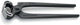 Knipex nijptang | totale lengte 250 mm | tang zwart gefosfateerd | 1 stuk - 50 00 250 50 00 250