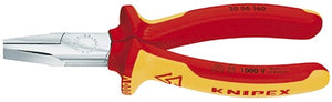 Knipex platbuigtang 20 06 160 vde grijptang (rood geel, lengte 160mm)