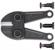 Knipex reservekop voor 71 72 460 compleet met schroeven - 7179460
