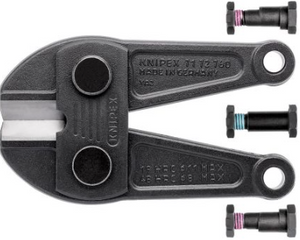 Knipex reservekop voor 71 72 760 compleet met schroeven - 7179760