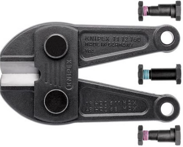 Knipex reservekop voor 71 72 760 compleet met schroeven - 7179760