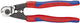 Knipex staaldraadschaar met bevestigingshaak 95 62 190 kniptang (blauw)