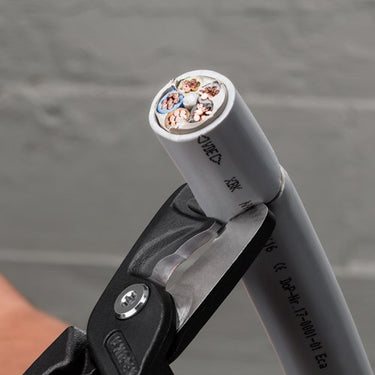 Knipex stepcut xl serie - kabelschaar - 225mm - ergonomisch - voor koper en aluminium