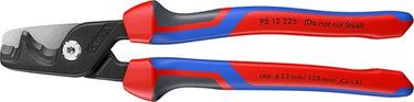 Knipex stepcut xl serie - kabelschaar - 225mm - ergonomisch - voor koper en aluminium