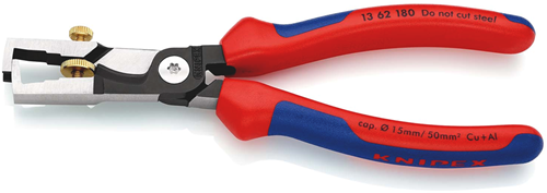Chargez l'image dans la visionneuse de la galerie, Knipex strix® striptangen met kabelschaar | meer-componentengrepen | zwart geatramenteerd - 13 62 180
