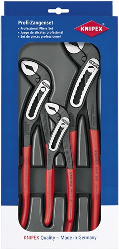 Knipex alligator-set 00 20 09 v03 tangenset (rood, 3-delig)