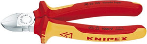 Knipex 70 26 160 zijsnijtang verchroomd comfort 160mm vde