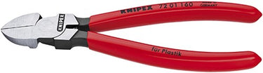 Knipex 72 01 160 zijsnijtang voor kunststof + veer 160mm
