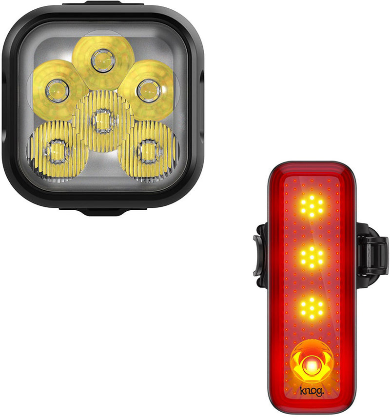 Load image into Gallery viewer, Knog blinder 1300 + blinder road 150 twinpack lighting set
