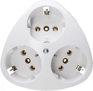 Enzo kopp aw opbouw stopcontact ra drievoudig - 4626020